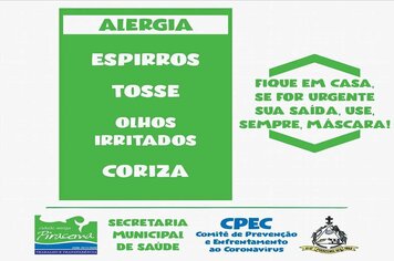 Foto - ORIENTAÇÕES DIVERSAS NO COMBATE AO COVID-19